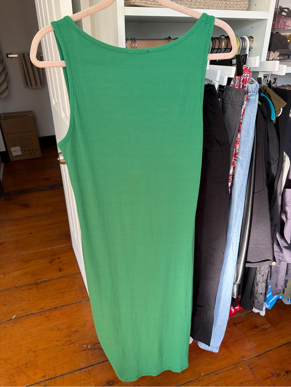 Cider Curve & Plus Rib Button Drawstring Mini Dress - Picture 2 of 2